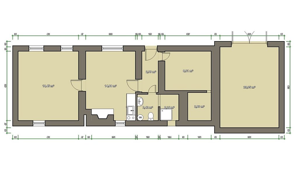 Prodej domu 41 m² s pozemkem 348 m², Bedřichov – náhled fotky 19