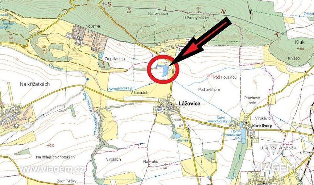 Prodej pole 2 861 m², Lážovice – náhled fotky 4