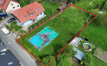 Prodej stavebního pozemku 833 m², Lošany, okres Kolín