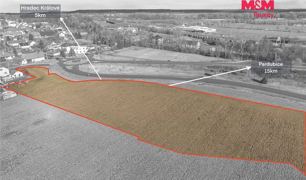 Prodej stavebního pozemku 8 413 m², Opatovice nad Labem – náhled fotky 16