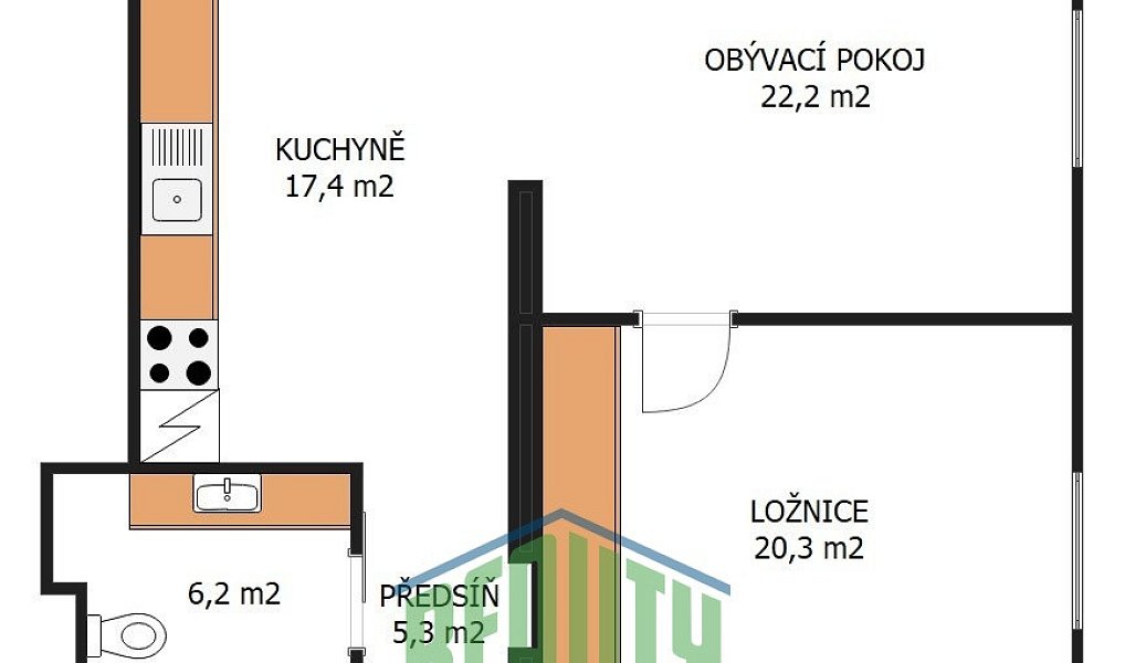 Pronájem bytu 2+1 70 m², Praha – náhled fotky 10