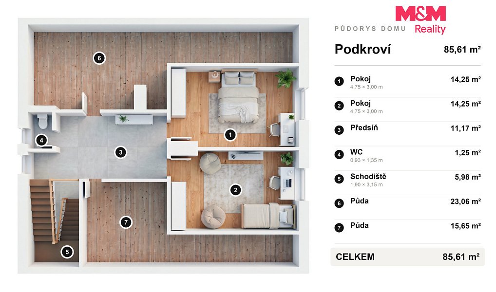 Prodej domu 171 m² s pozemkem 605 m², Jindřichův Hradec – náhled fotky 29