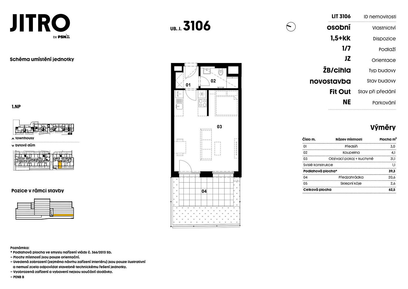 Prodej bytu 1+kk 38 m² — photo 2