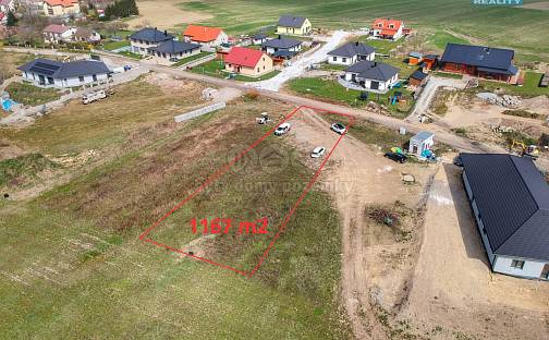 Prodej stavebního pozemku 1 167 m², Chotýčany, okres České Budějovice