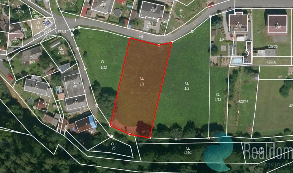 Prodej stavebního pozemku 1 522 m², Lesnice – náhled fotky 5
