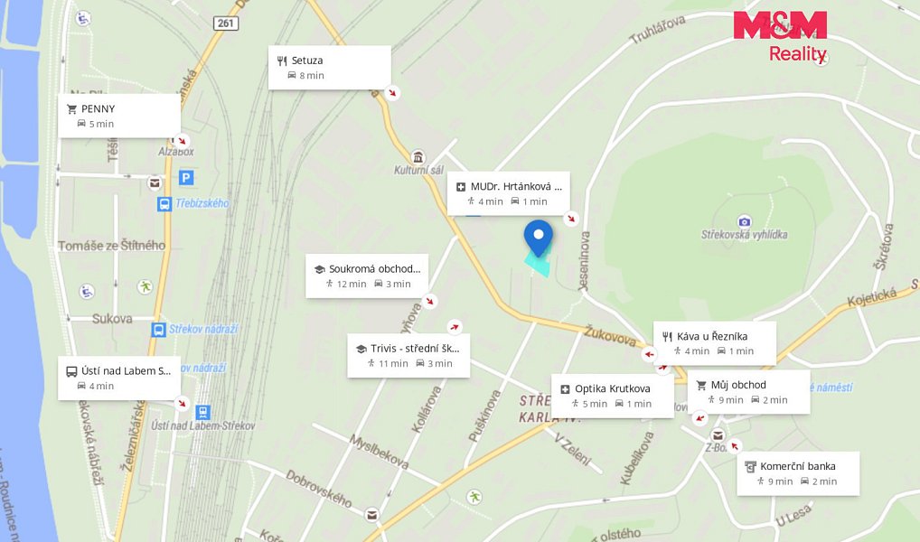 Prodej stavebního pozemku 1 706 m², Ústí nad Labem – náhled fotky 21