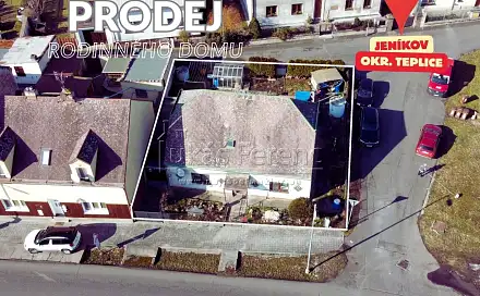 Prodej domu 130 m² s pozemkem 361 m², Jeníkov, okres Teplice