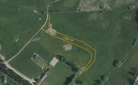 Dražba pozemku 3 069 m², Horní Ves