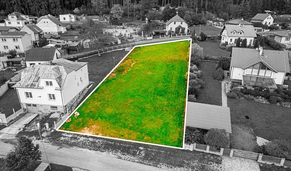 Prodej stavebního pozemku 1 352 m², Těškov – náhled fotky 2
