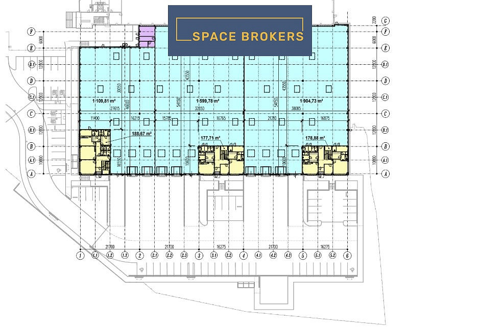 Pronájem skladovacích prostor 1 100 m² – fotografie 2