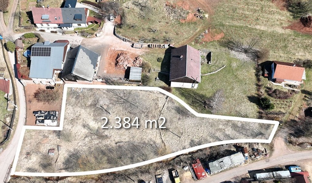 Prodej pozemku, 2384 m², Bojiště, Trutnov