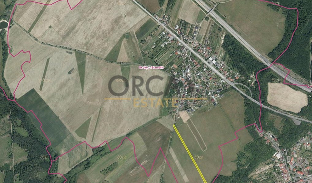 Prodej pole 4 582 m², Dolní Újezd – náhled fotky 2