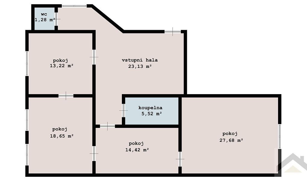 Prodej bytu 4+kk 104 m², Lanškroun – náhled fotky 6
