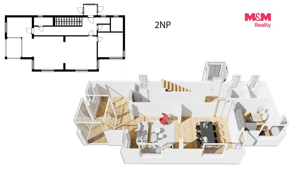 Prodej domu 312 m² s pozemkem 2 428 m², Mnichovice – náhled fotky 22