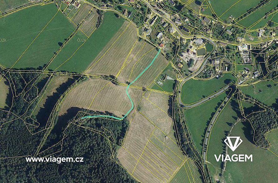 Prodej pole 1 072 m² – fotografie 3