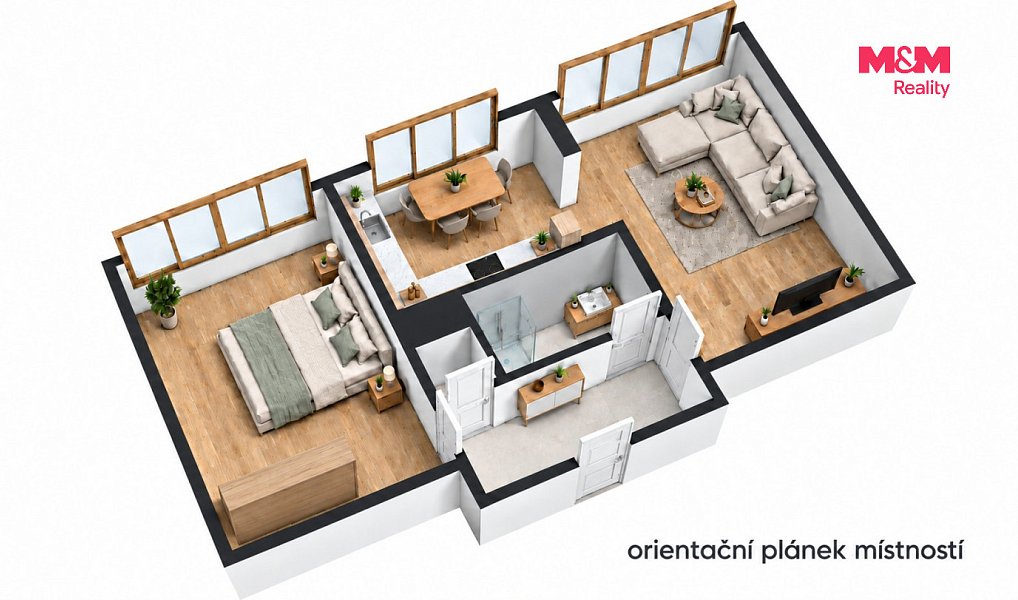 Prodej bytu 2+kk 50 m², Kutná Hora – náhled fotky 24