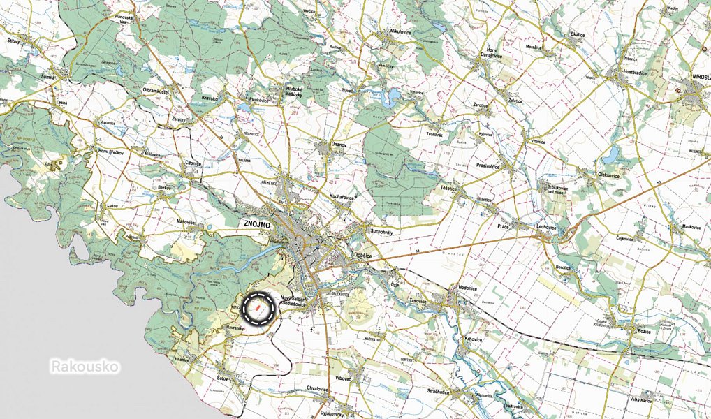 Prodej pole 5 390 m², Znojmo – náhled fotky 3