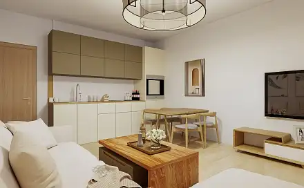 Prodej bytu 1+1 56 m²