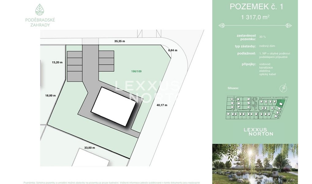 Prodej stavebního pozemku 1 317 m², Choťánky – náhled fotky 8