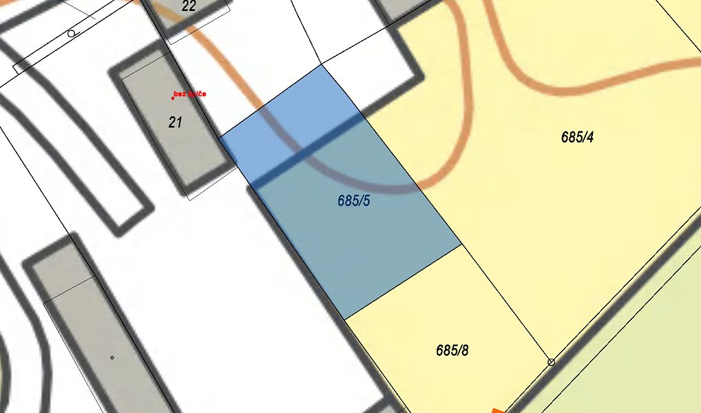 Prodej stavebního pozemku 300 m², Kryry – náhled fotky 3