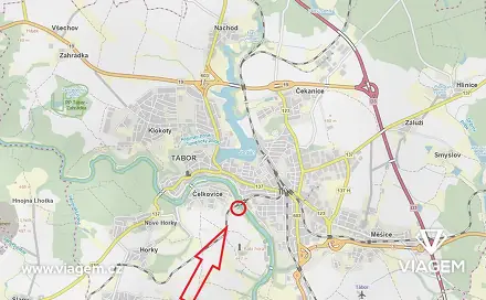 Prodej zahrady 850 m², Tábor
