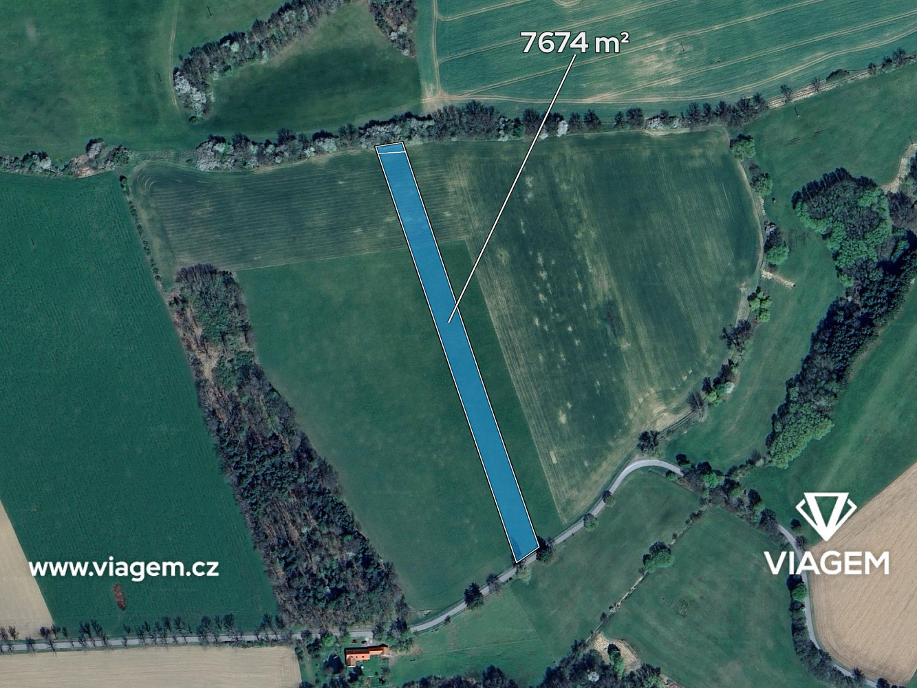 Prodej pole 1 279 m² – fotografie 2
