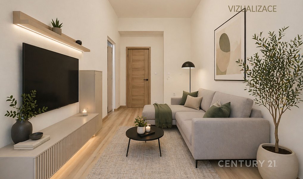 Prodej bytu 2+1 43 m², Trmice – náhled fotky 4