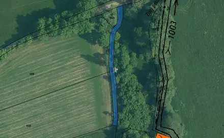 Prodej pozemku 147 m², Strunkovice nad Blanicí, okres Prachatice