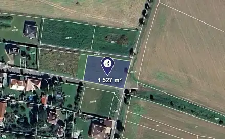 Prodej stavebního pozemku 1 527 m², Zbizuby, okres Kutná Hora