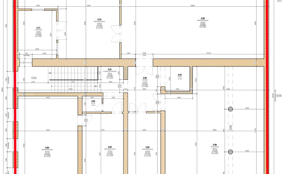 Pronájem výrobních prostor 533 m², Moravany – náhled fotky 3