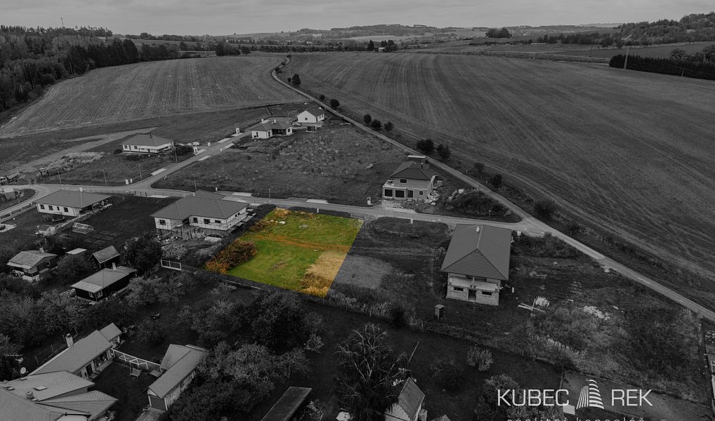 Prodej stavebního pozemku 990 m², Sudoměřice u Tábora – náhled fotky 2