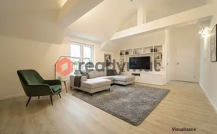 Pronájem bytu 1+kk 56 m²