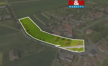 Prodej stavebního pozemku 8 048 m², Břežany, okres Rakovník
