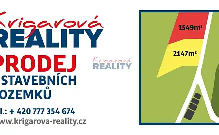 Prodej stavebního pozemku 1 549 m², Lužnice, okres Jindřichův Hradec