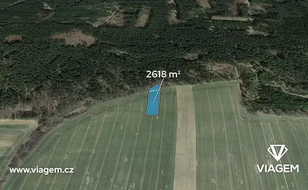 Prodej pole 436 m², Tučapy, okres Tábor