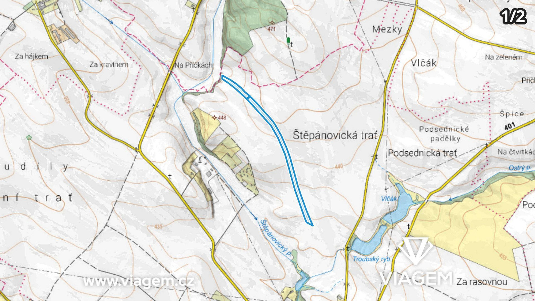Prodej pole 3 234 m² – fotografie 3