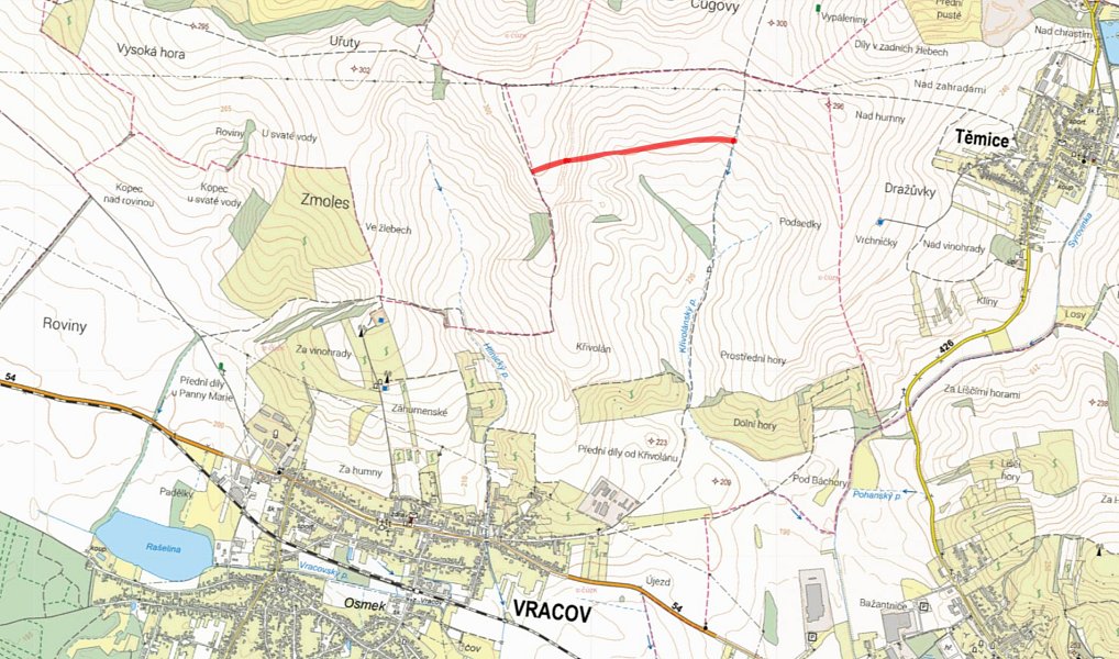 Prodej pole 5 383 m², Vracov – náhled fotky 2