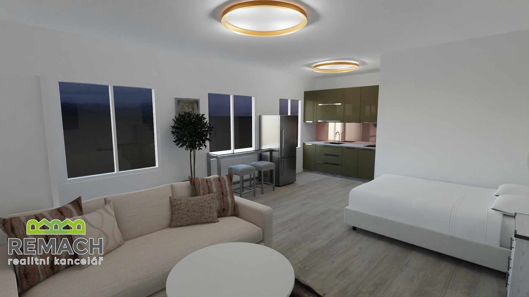 Pronájem bytu 1+kk 38 m² – fotografie 5