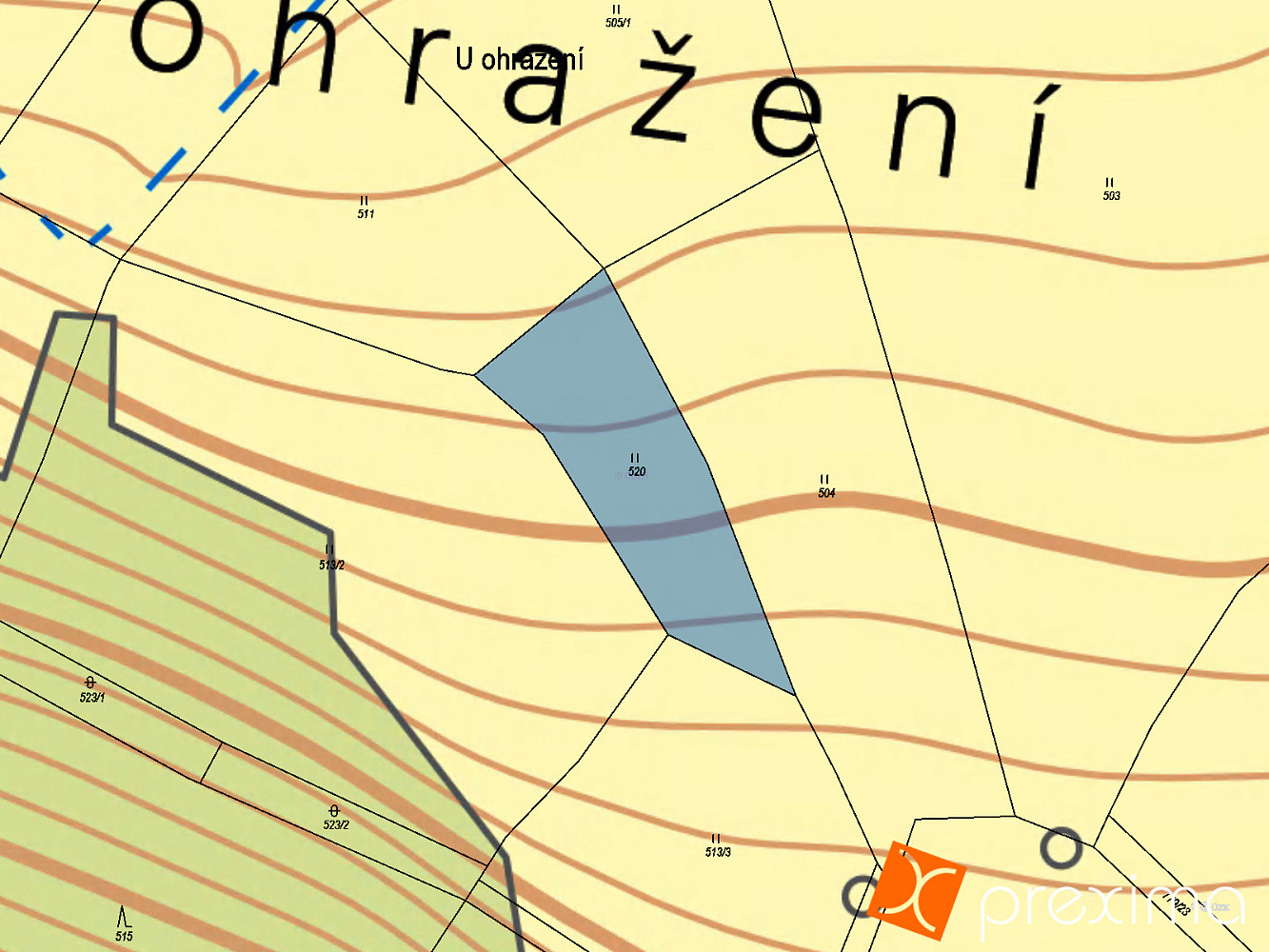 Prodej pozemku 281 m² – fotografie 3