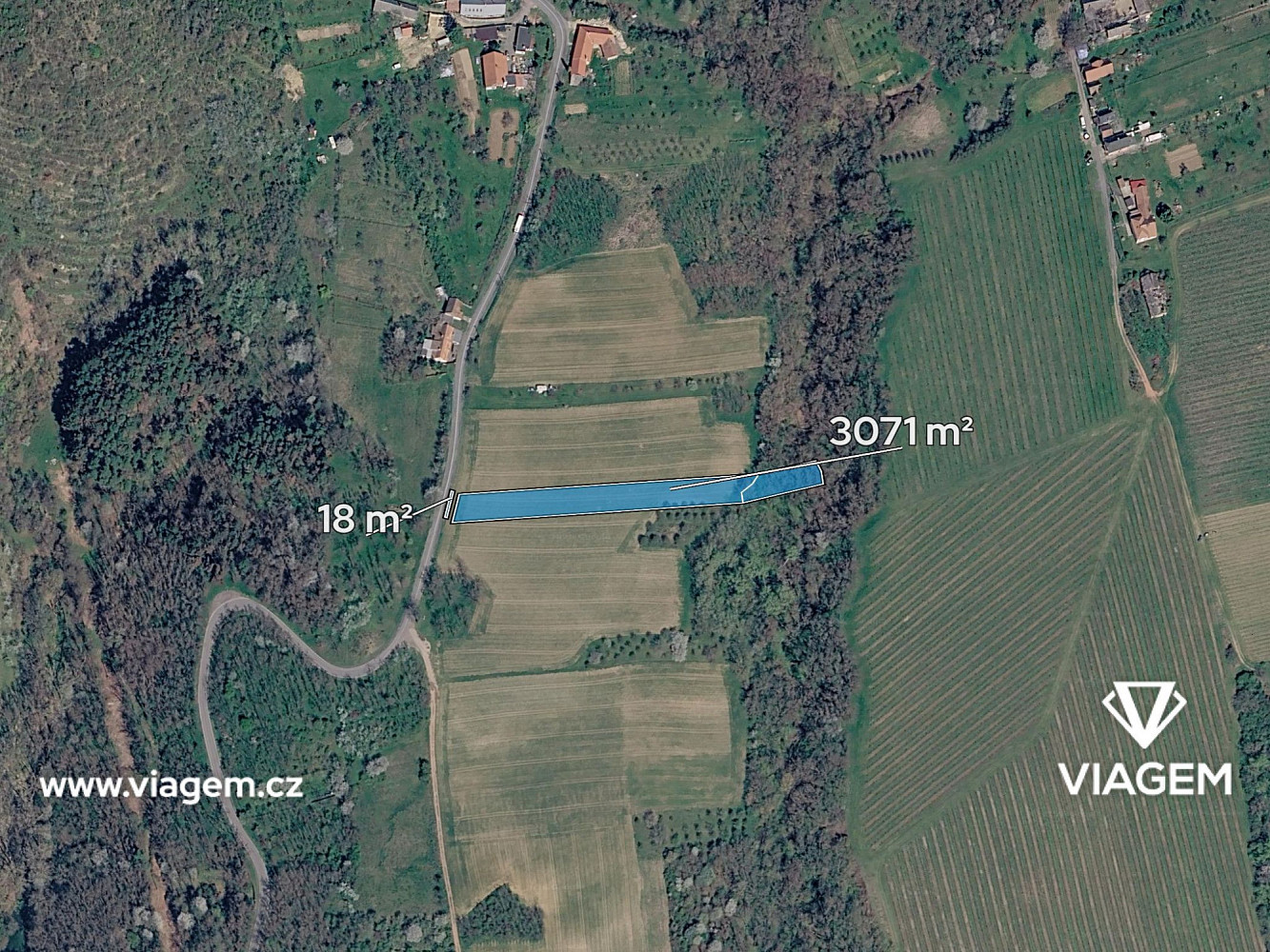 Prodej pole 3 089 m² – fotografie 2