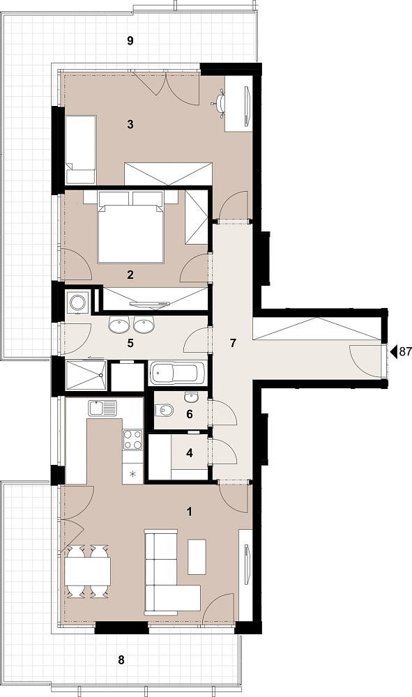 Prodej bytu 3+kk 85 m² – fotografie 2