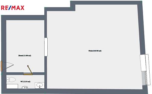 Prodej obchodních prostor 62 m², Pod školou, Praha 5 - Košíře