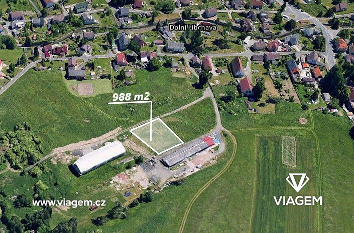 Prodej stavebního pozemku 988 m²