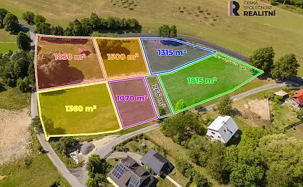 Prodej stavebního pozemku 9 229 m², Držková, okres Zlín