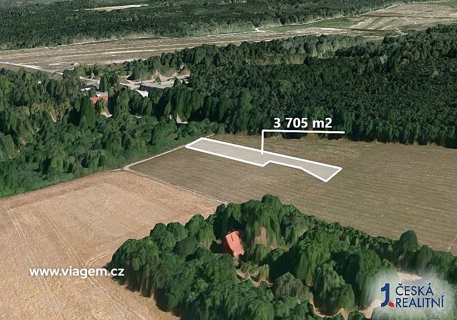 Prodej pole 3 705 m² – fotografie 2