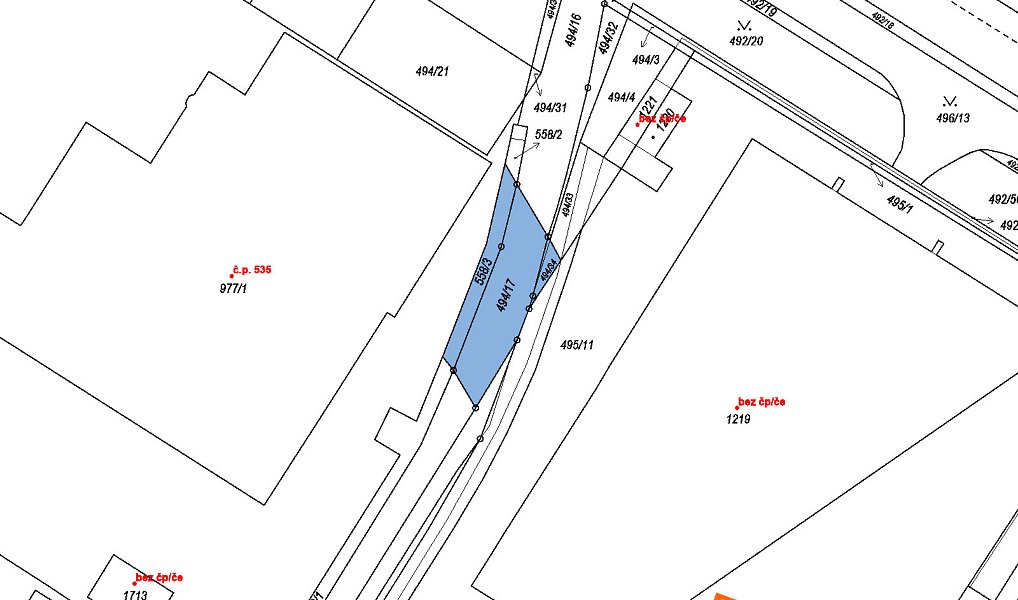 Prodej komerčního pozemku 78 m², Pardubice – náhled fotky 2