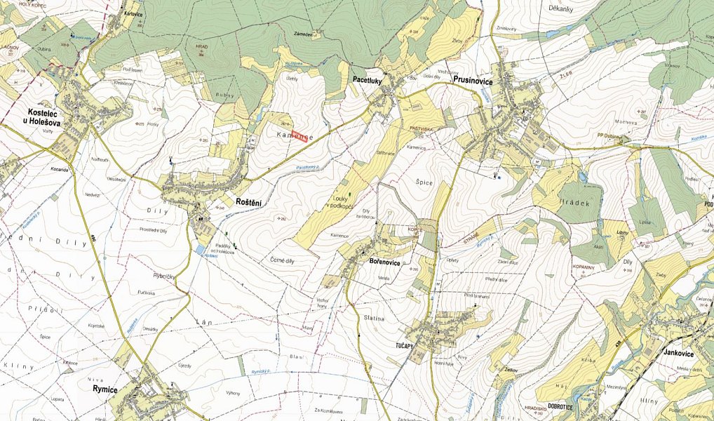 Prodej pole 10 947 m², Roštění – náhled fotky 2