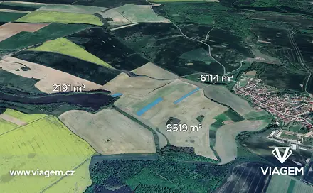 Prodej pole 1 980 m², Hostim, okres Znojmo
