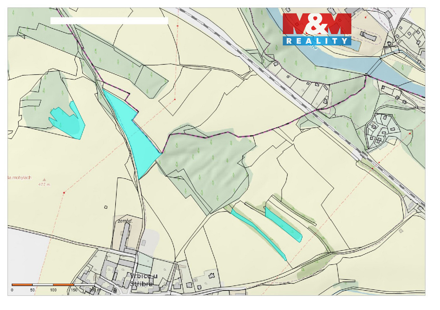 Prodej pole 15 633 m²