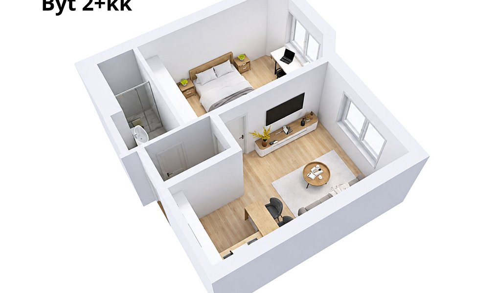Pronájem bytu 2+kk 35 m², Prostějov – náhled fotky 7